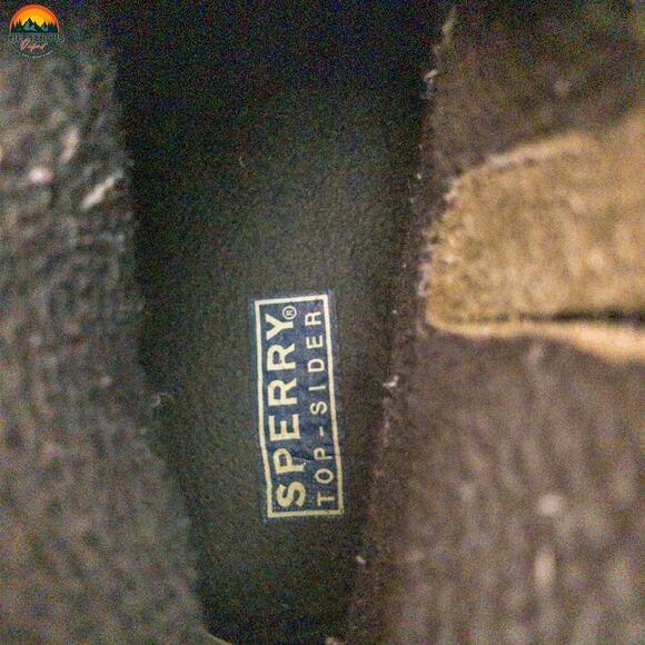 Sperry Saltwater Emboss Ankle Duck Boots Gray Black Waterproof Women's Size 9 - Picture 9 of 12